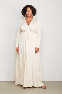 Long Sleeve Full Length Caftan - Plus Size