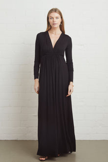 Long Sleeve Full Length Caftan - Maternity