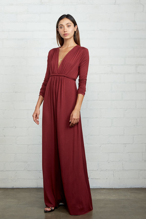 Long Sleeve Full Length Caftan Dress