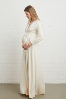 Long Sleeve Full Length Caftan - Maternity