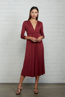 Long Sleeve Mid-Length Caftan Dress