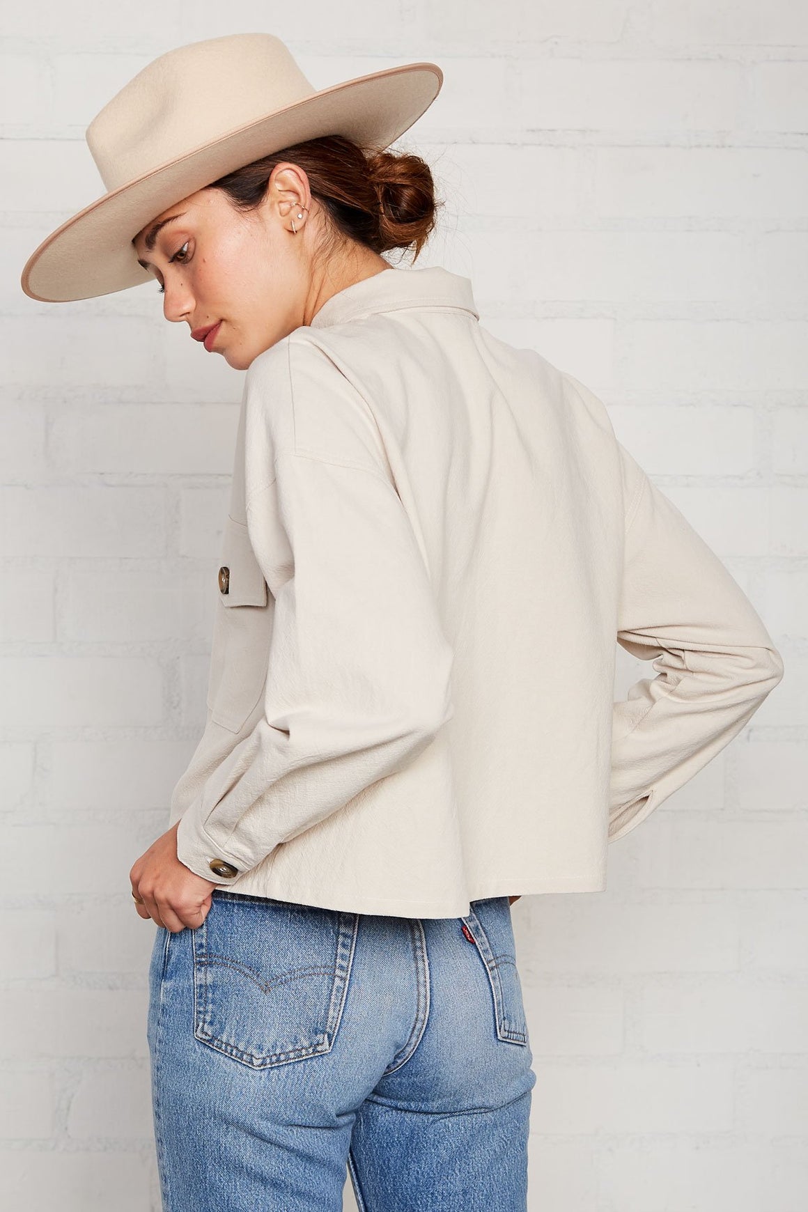 Linen Canvas Francis Shirt Jacket