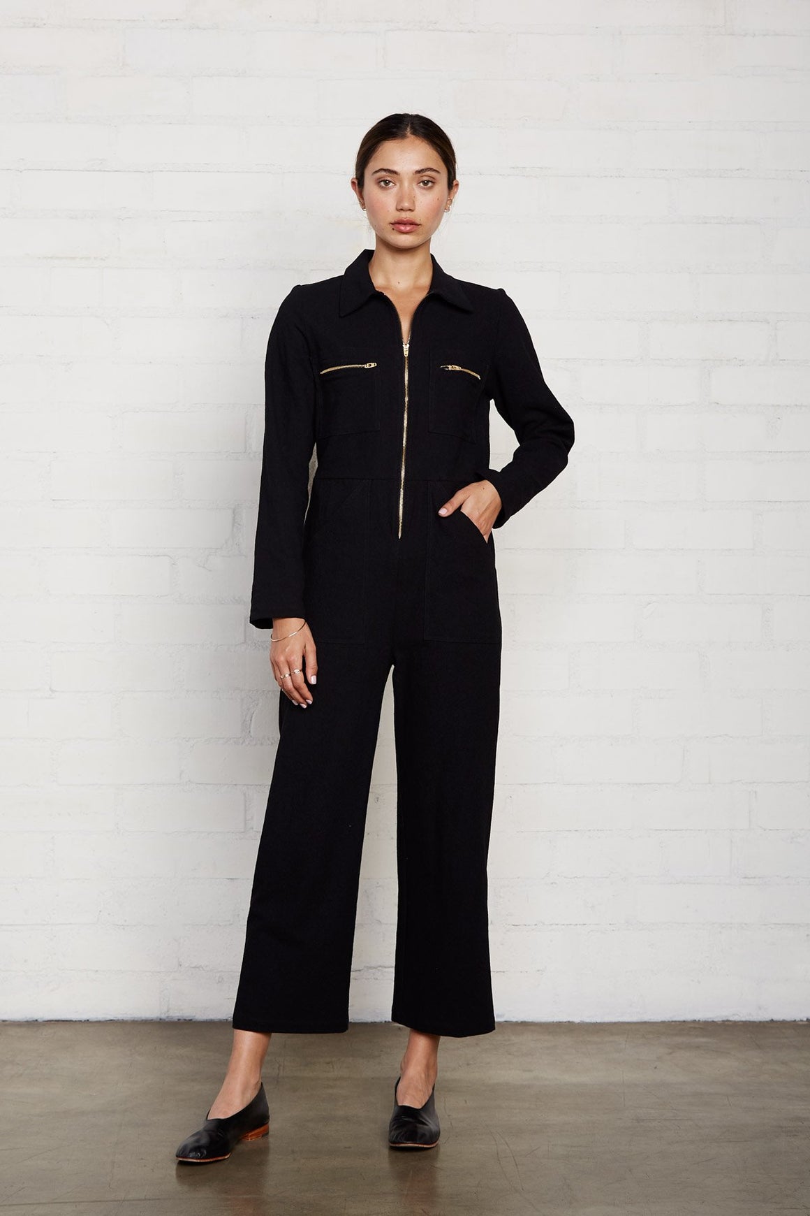 Linen Canvas Shelby Jumpsuit