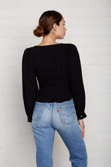 Linen Canvas Portia Top