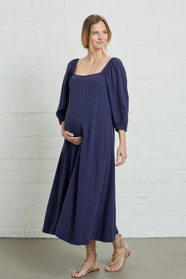 Linen Eris Dress - Maternity