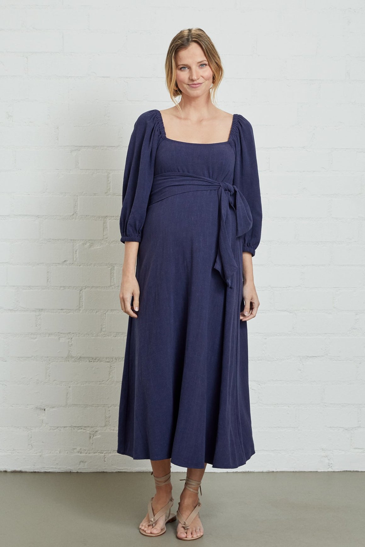 Linen Eris Dress - Maternity