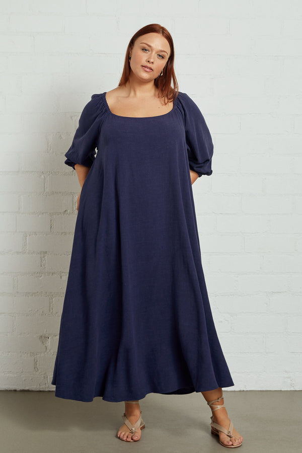 Linen Eris Dress - Plus Size