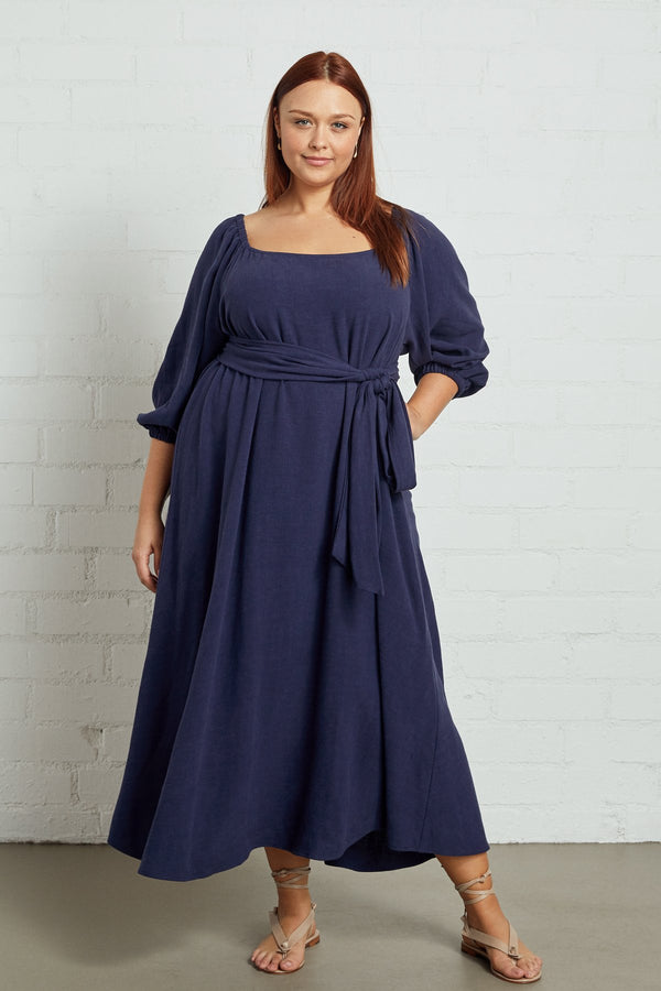 Linen Eris Dress - Plus Size
