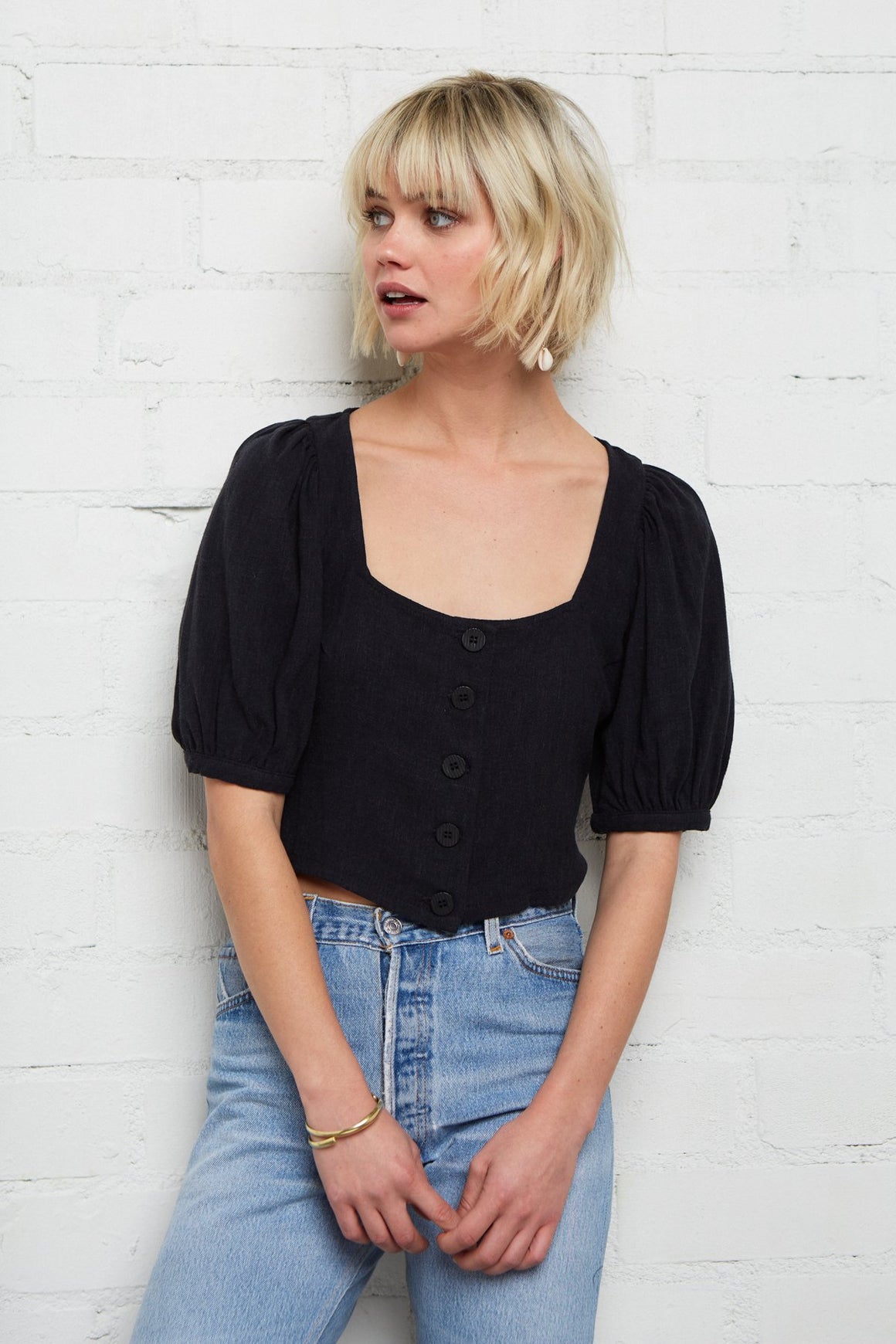 Linen Kimmie Top