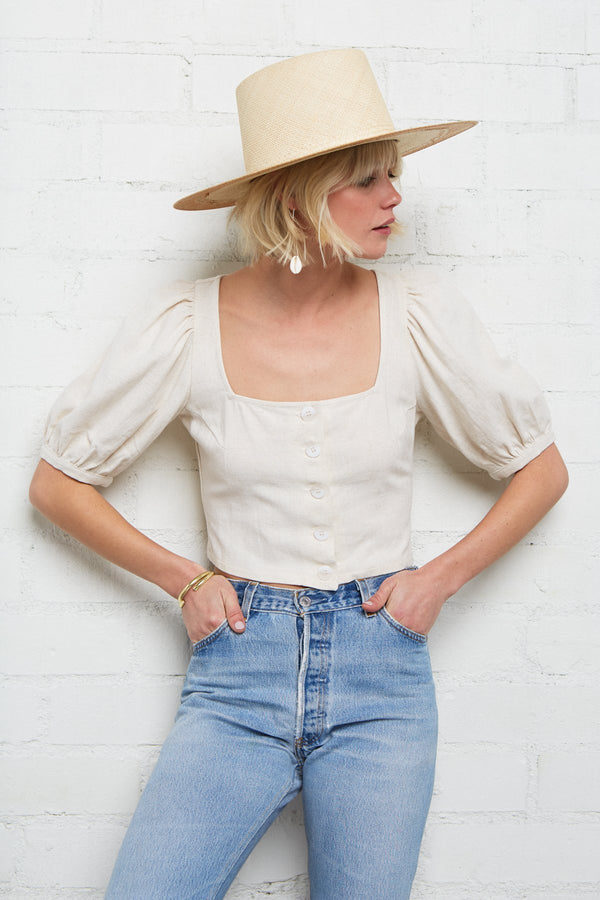 Linen Kimmie Top