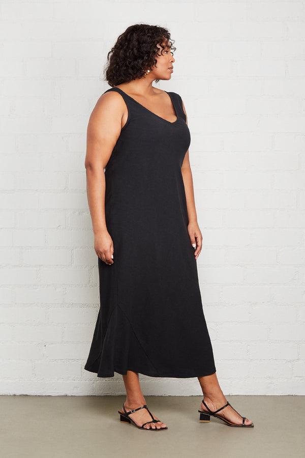 Linen Simona Dress - Plus Size