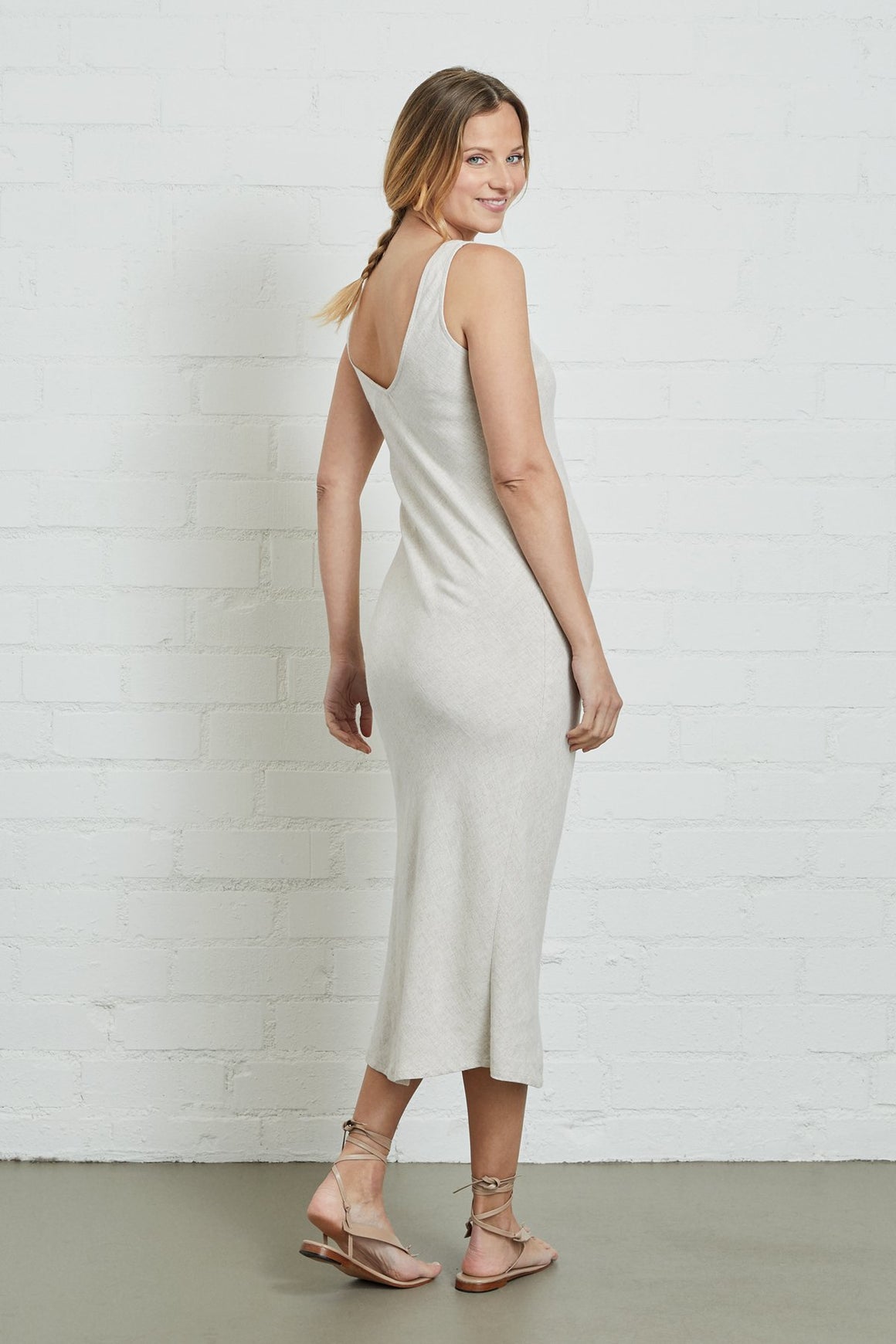 Linen Simona Dress - Maternity