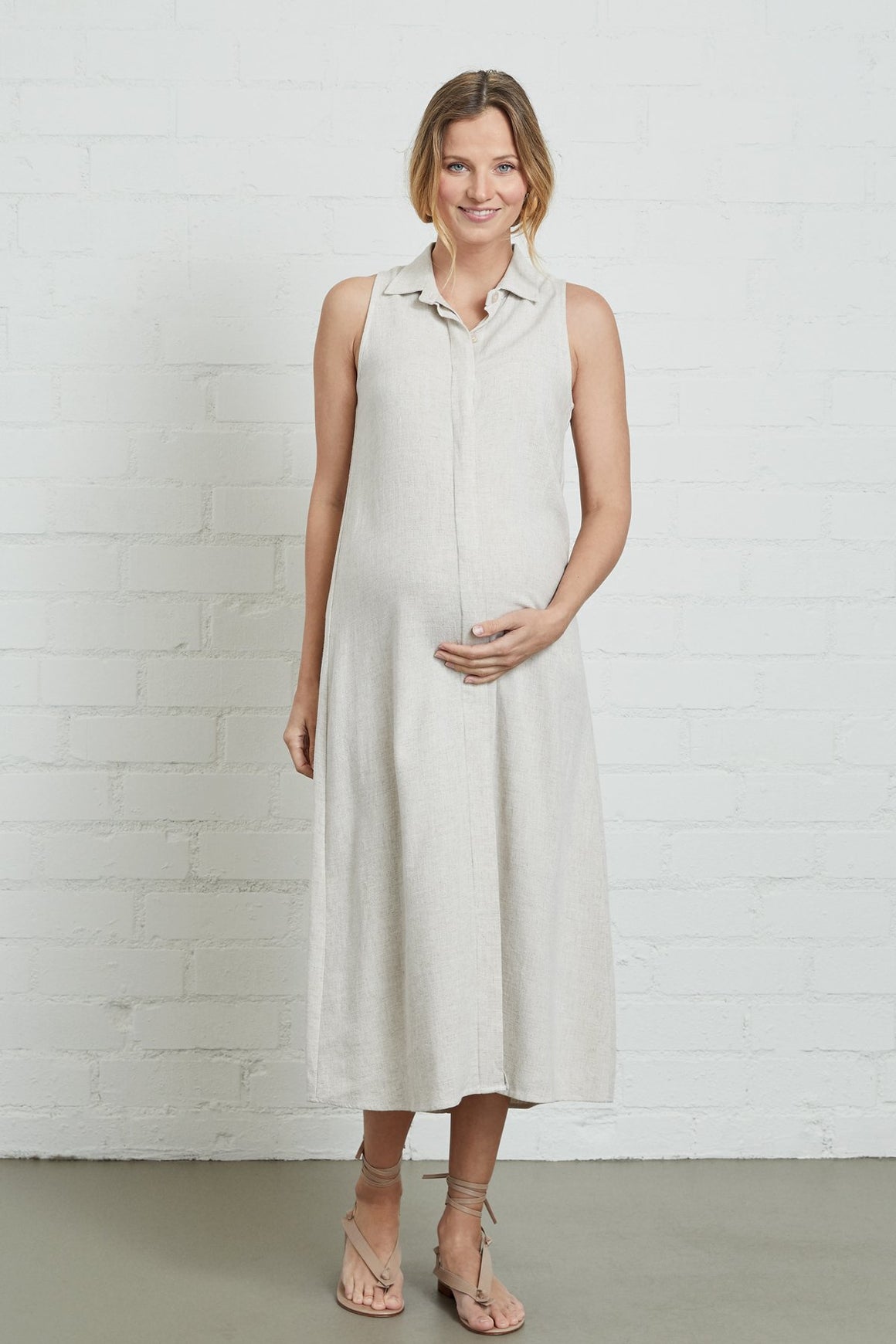 Linen Sofi Dress - Maternity