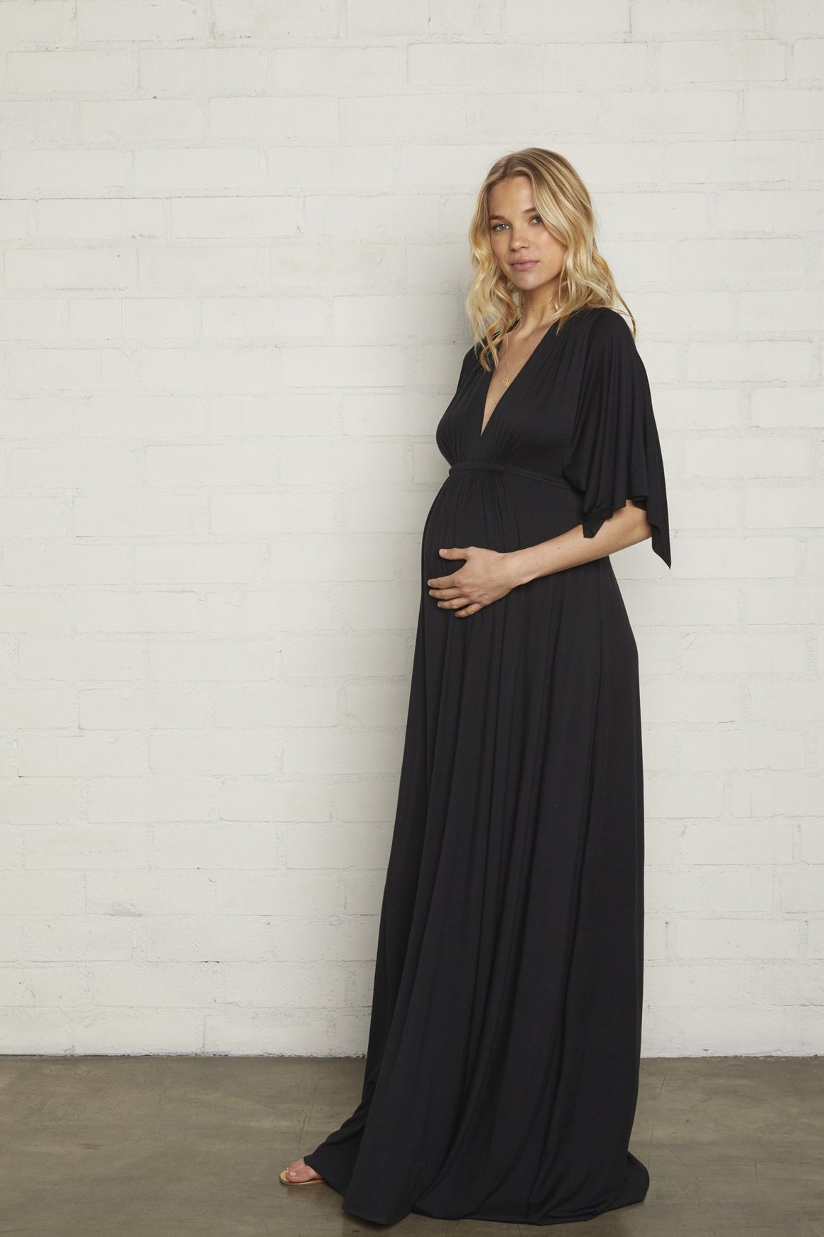 Long Caftan Dress - Maternity