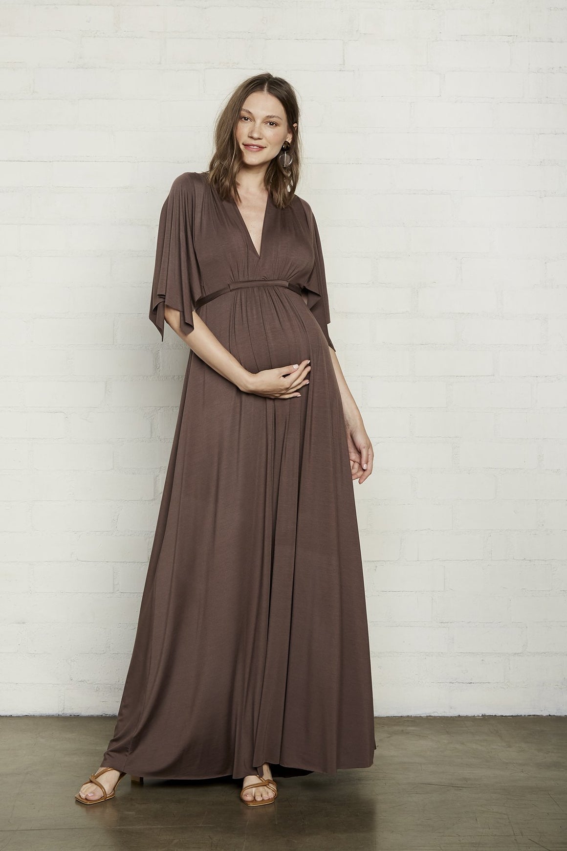 Long Caftan Dress - Maternity
