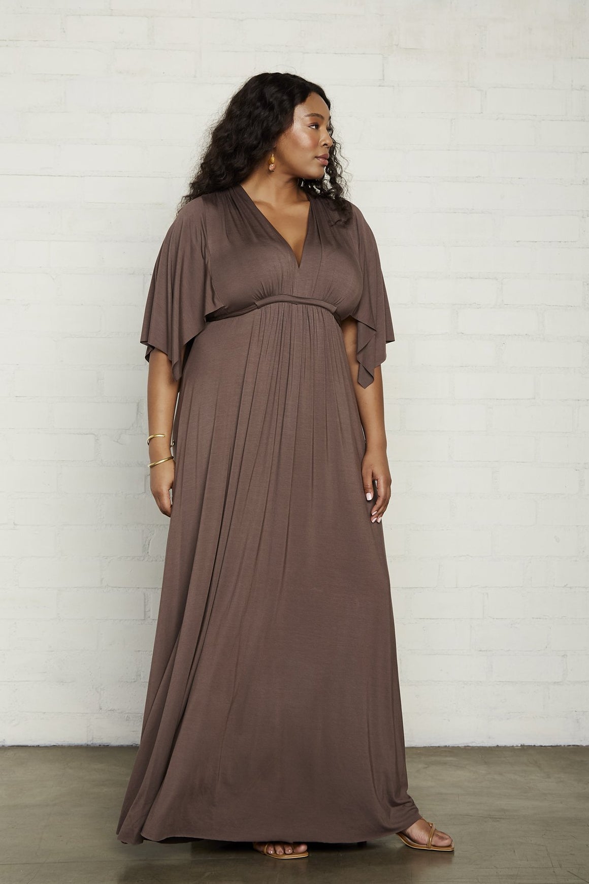 Long Caftan Dress - Plus Size