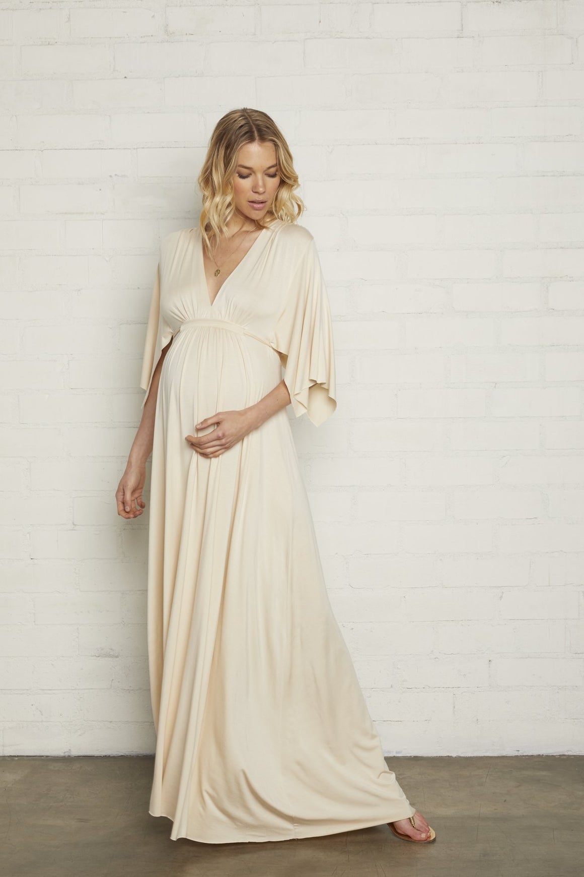 Long Caftan Dress - Maternity