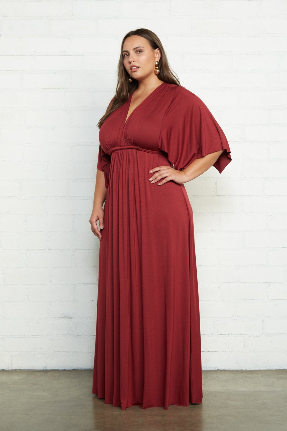Long Caftan Dress - Plus Size
