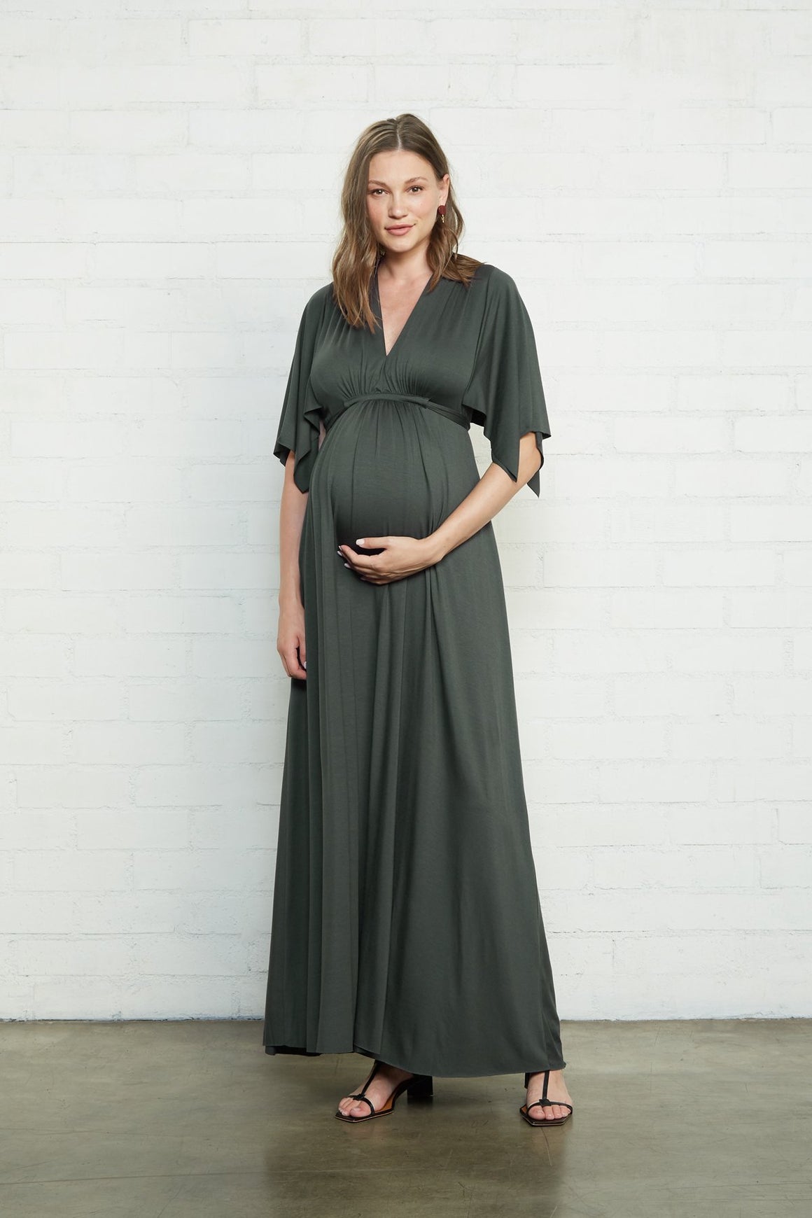 Long Caftan Dress - Maternity