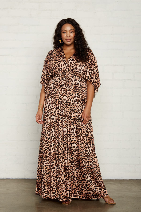 Long Caftan Dress - Plus Size