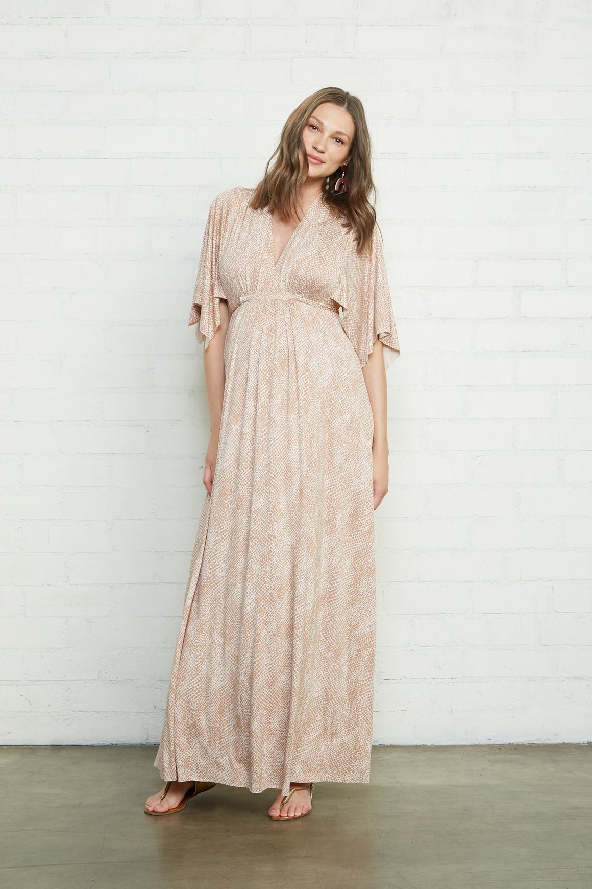 Long Caftan Dress - Maternity