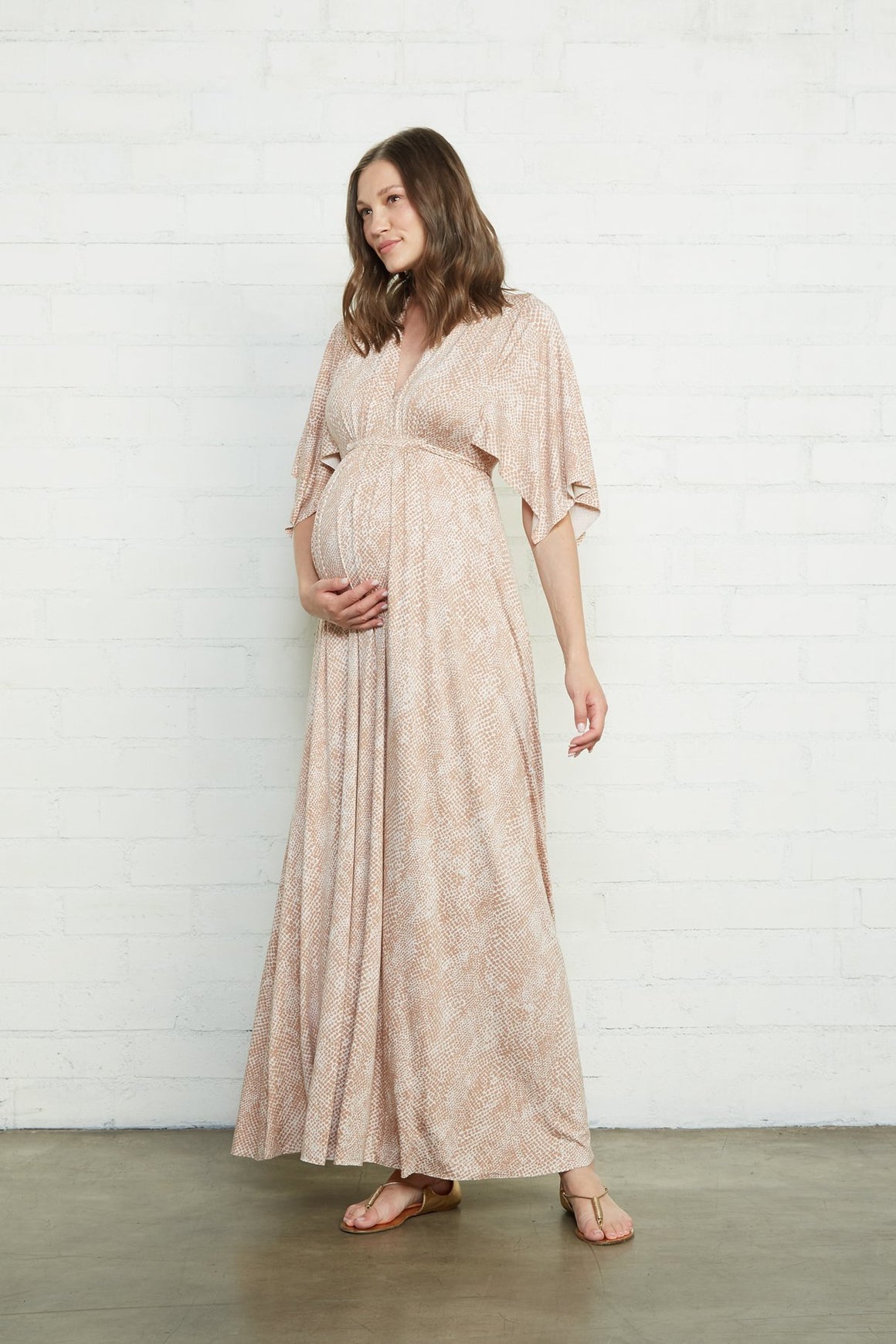 Long Caftan Dress - Maternity