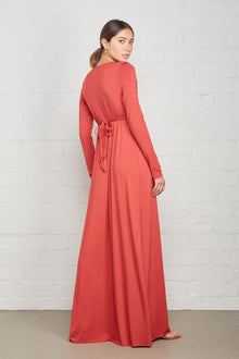 Long Sleeve Full Length Caftan Dress