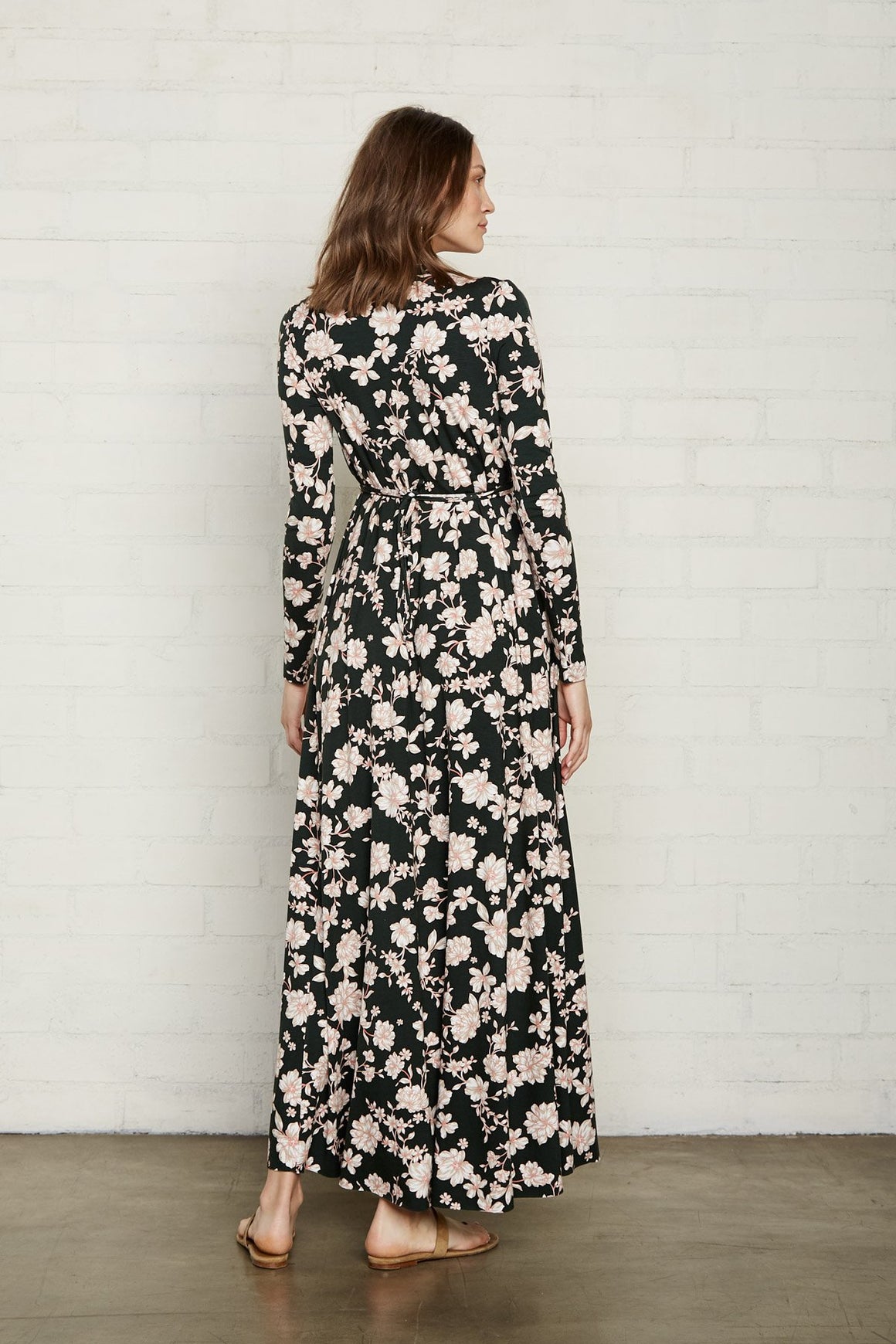 Long Sleeve Full Length Caftan - Maternity