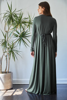 Long Sleeve Full Length Caftan Dress