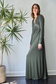 Long Sleeve Full Length Caftan Dress