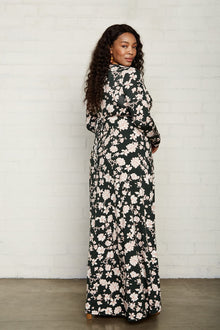 Long Sleeve Full Length Caftan - Plus Size
