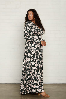 Long Sleeve Full Length Caftan - Plus Size