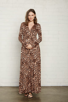 Long Sleeve Full Length Caftan - Maternity