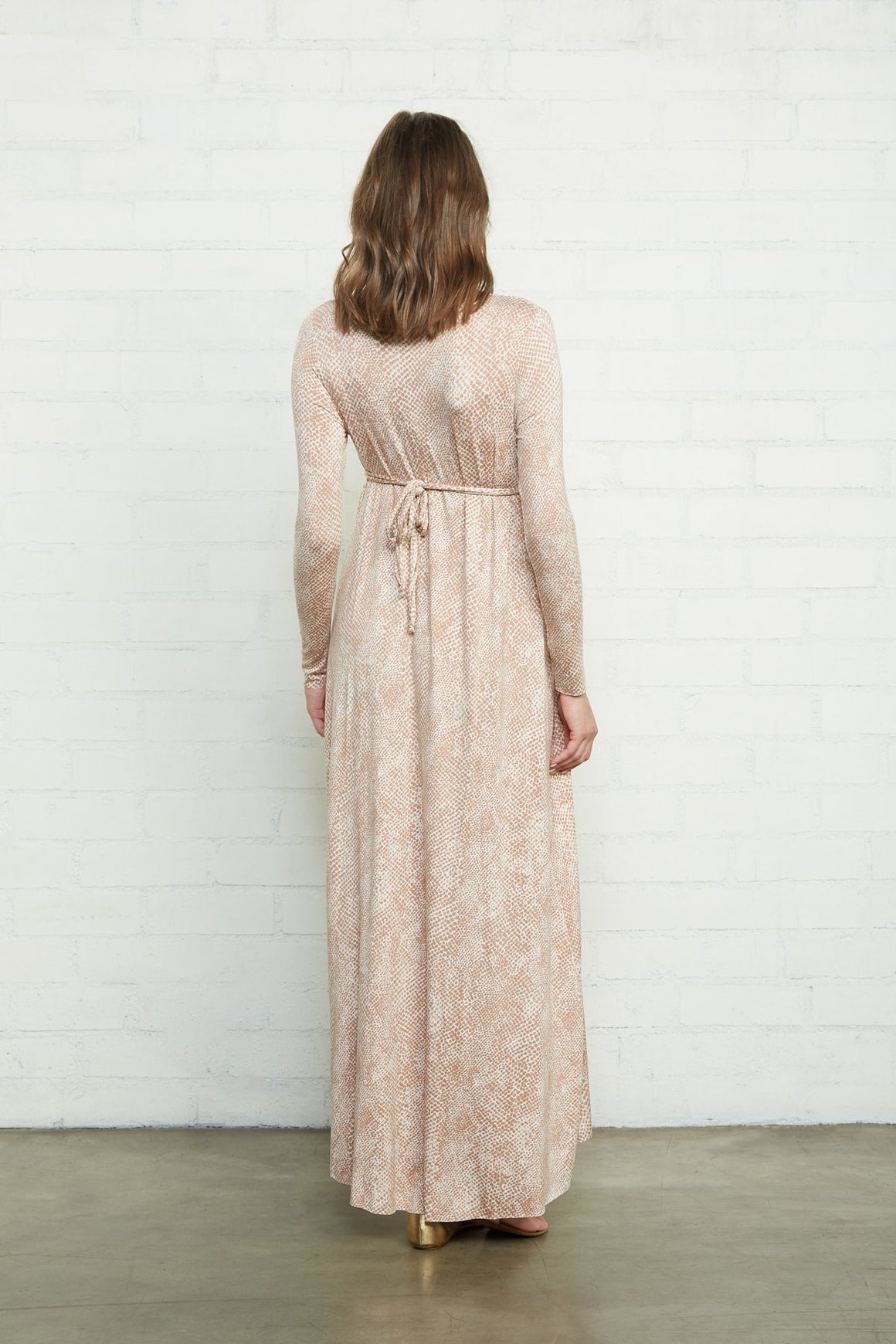 Long Sleeve Full Length Caftan - Maternity