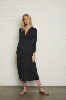 Long Sleeve Mid-Length Caftan - Maternity