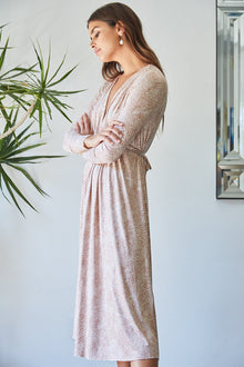 Long Sleeve Mid-Length Caftan Dress