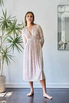 Long Sleeve Mid-Length Caftan Dress