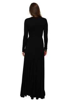 Long Wrap Dress