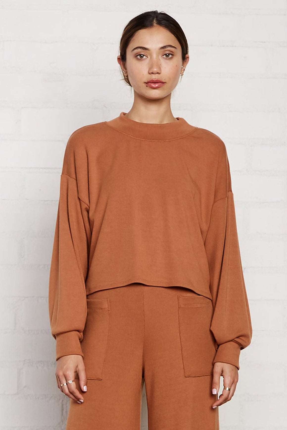 Luxe Rib Sweatshirt