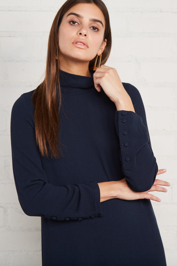 Pucker Rayon Celeste Dress