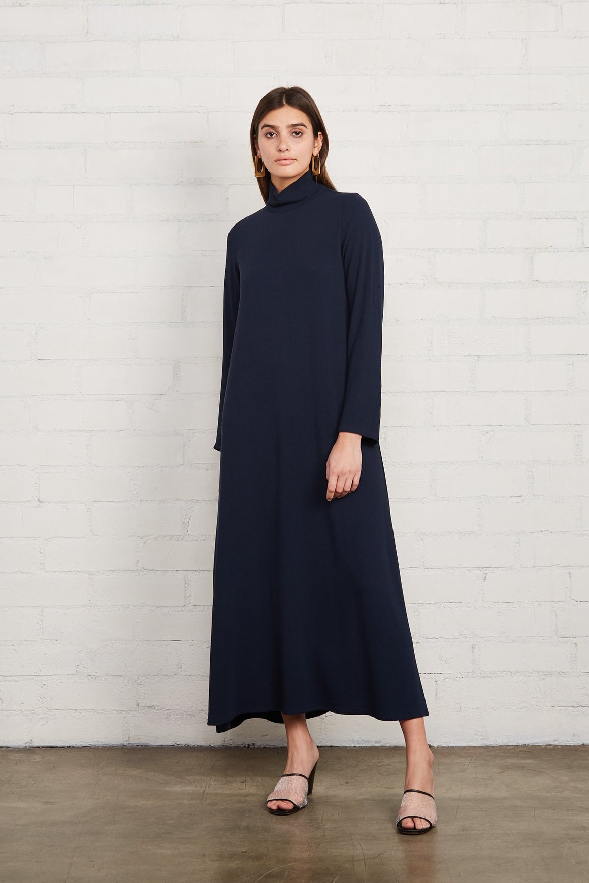 Pucker Rayon Celeste Dress