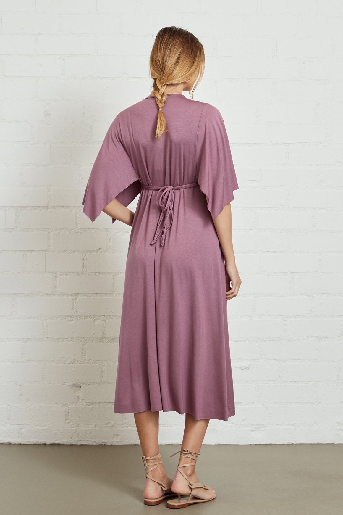 Mid-Length Caftan Dress - Maternity