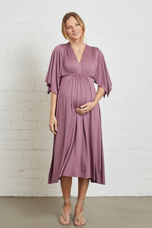 Mid-Length Caftan Dress - Maternity