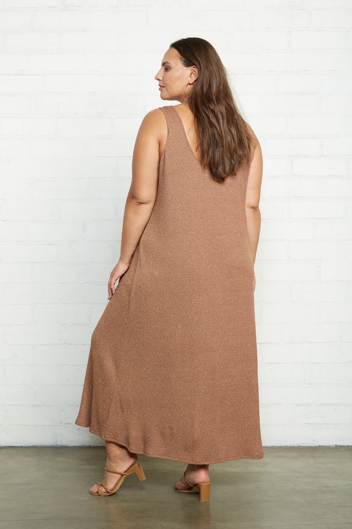 Metallic Rib Fiona Dress - Plus Size