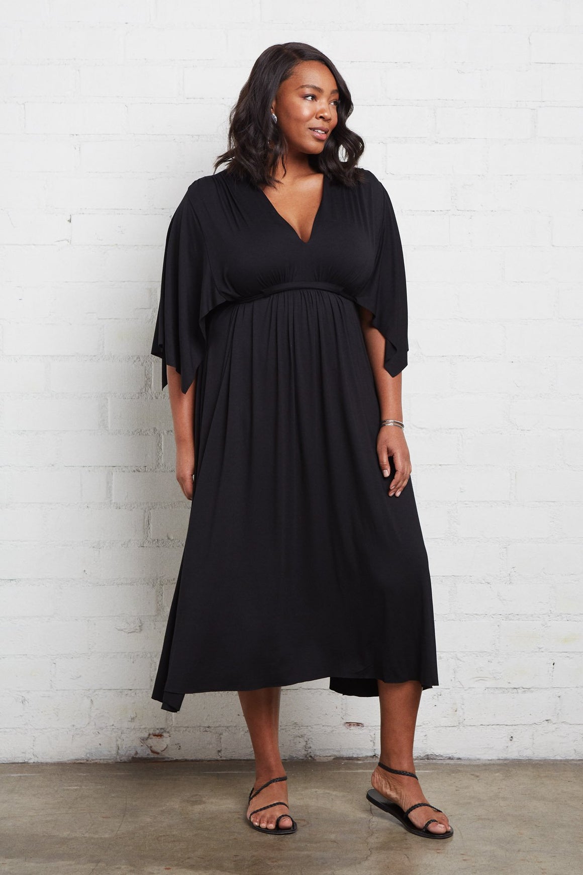 Mid-Length Caftan - Plus Size