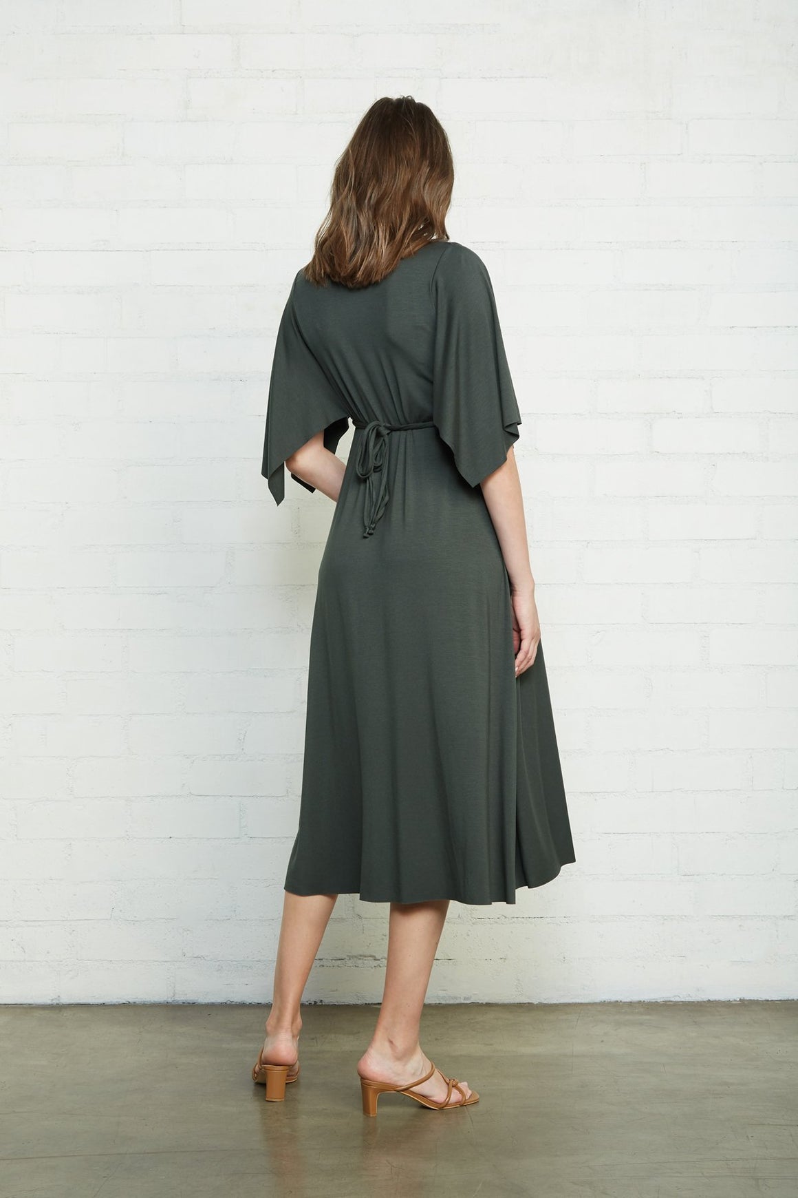 Mid-Length Caftan Dress - Maternity