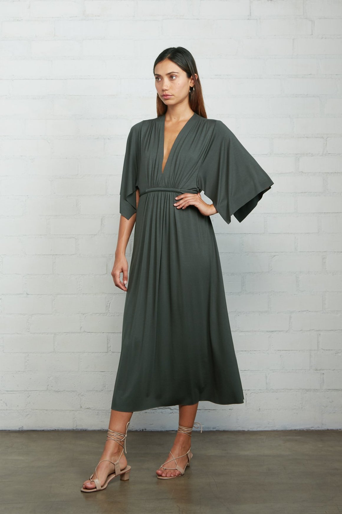 Mid-Length Caftan Dress