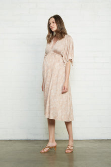 Mid-Length Caftan Dress - Maternity
