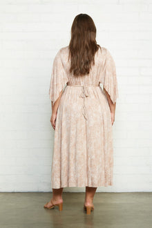 Mid-Length Caftan Dress - Plus Size