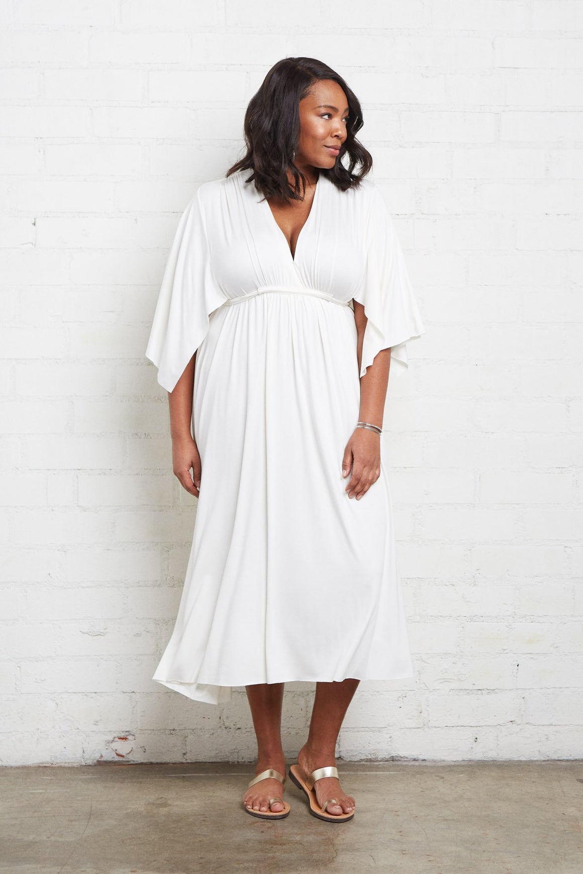 Mid-Length Caftan - Plus Size